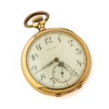 A CANADIAN GOLD POCKET WATCH, TORONTO, CIRCA 1900