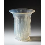 A LALIQUE GLASS 'EUCALYPTUS' VASE, CIRCA 1930