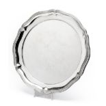 A GERMAN SILVER SALVER, MAKER'S MARK INDECIPHERABLE, EARLY 20TH CENTURY