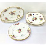 A PAIR OF SPODE DISHES, CIRCA 1820