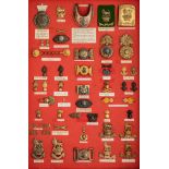 A GROUP OF ROYAL MARINE AND ROYAL MARINE ARTILLERY BADGES AND OTHER ITEMS