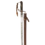 AN EDWARD VII ARMY SERVICE CORPS OFFICER~S SWORD RETAILED BY SAMUEL BROTHERS LTD, 65 & 67 LUDGATE HI