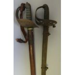 A RIFLE COMPANY OFFICER~S SWORD; AN 1897 PATTERN INFANTRY OFFICER~S SWORD BY HENRY WILKINSON, NO 339