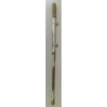 A GEORGE V 1897 PATTERN SILVER-MOUNTED INFANTRY SWORD BLADE, LONDON 1913