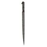 A COMPOSITE SHORTSWORD, THE BLADE POSSIBLY 15TH CENTURY