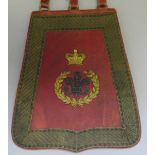 A VICTORIAN YEOMANRY OFFICER~S SABRETACHE AND SLINGS