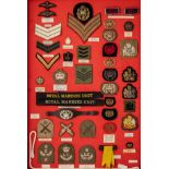 ROYAL MARINES RANK, QUALIFICATION AND EMPLOYMENT BADGES