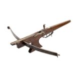 ˜A FLEMISH TARGET CROSSBOW, LATE 18TH/19TH CENTURY