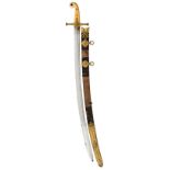 ˜AN 1822 PATTERN XVII LANCERS OFFICER~S SWORD RETAILED BY MOORE, LATE BICKNELL, BOND STREET, LONDON,