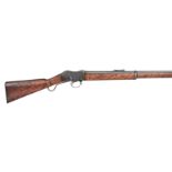 A .577/.450 MARTINI HENRY TWO BAND RIFLE, LAST QUARTER OF THE 19TH CENTURY