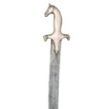 ‡ AN INDIAN SWORD (SHAMSHIR), LATE 19TH/20TH CENTURY