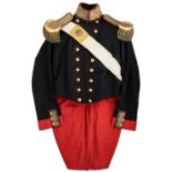 A GEORGIAN OFFICER~S COATEE OF THE ROYAL ARTILLERY