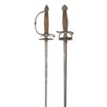 A NORTH EUROPEAN SMALL-SWORD, CIRCA 1680 AND A FRENCH SMALL-SWORD, EARLY 19TH CENTURY