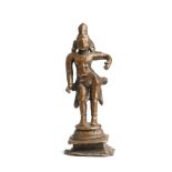 A BRONZE FIGURE OF RAMA