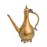 A MUGHAL BRASS EWER