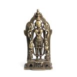 A BRONZE FIGURE OF PARVATI