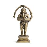 A BRONZE FIGURE OF HANUMAN