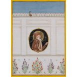 A MUGHAL PORTRAIT OF SHAH JAHAN