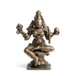 A BRONZE FIGURE OF PARVATI