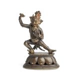 A BRONZE FIGURE OF VAJRAPANI