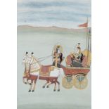 A SCENE FROM THE MAHABHARATA