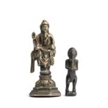 TWO ASIAN BRONZE IMAGES
