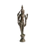 A JAVANESE BRONZE FIGURE OF PADMAPANI