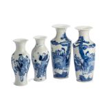 A COLLECTION OF CHINESE BLUE AND WHITE WARES