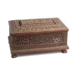 A SANDALWOOD WORKBOX