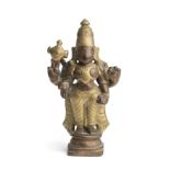 A 'GANGAJUMNA' FIGURE OF VISHNU