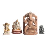 FOUR IMAGES OF GANESHA