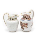 TWO SPODE JUGS