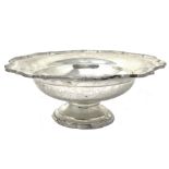 A GEORGE V SILVER BOWL