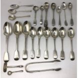 ASSORTED ENGLISH TABLE SILVER
