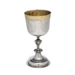 A GERMAN SILVER WINE CUP