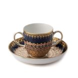 ‡ A CHELSEA-DERBY CHOCOLATE CUP AND COVER