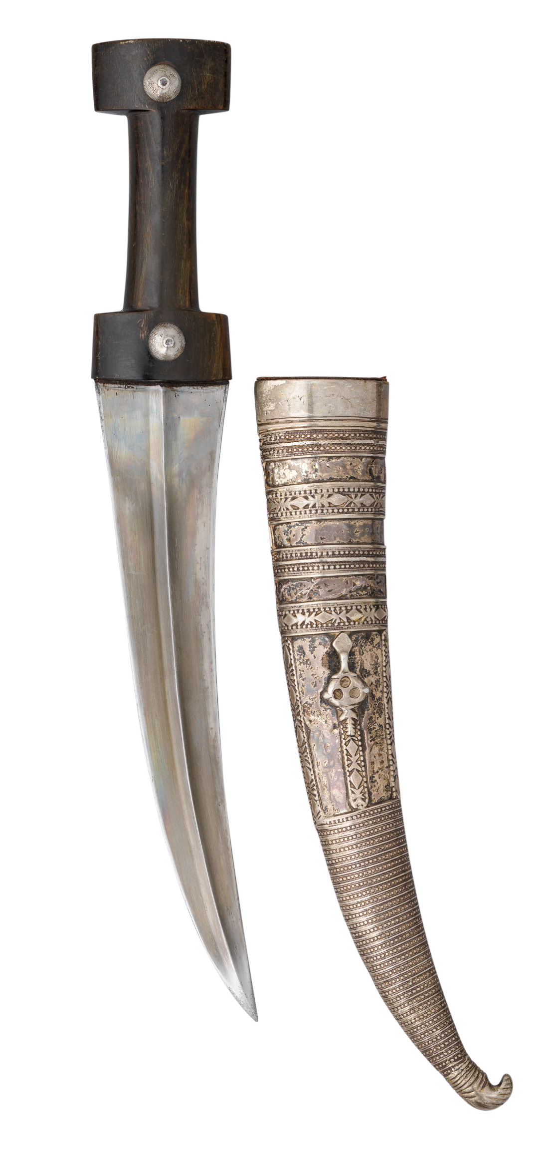 A KURDISH DAGGER (JAMBIYA)