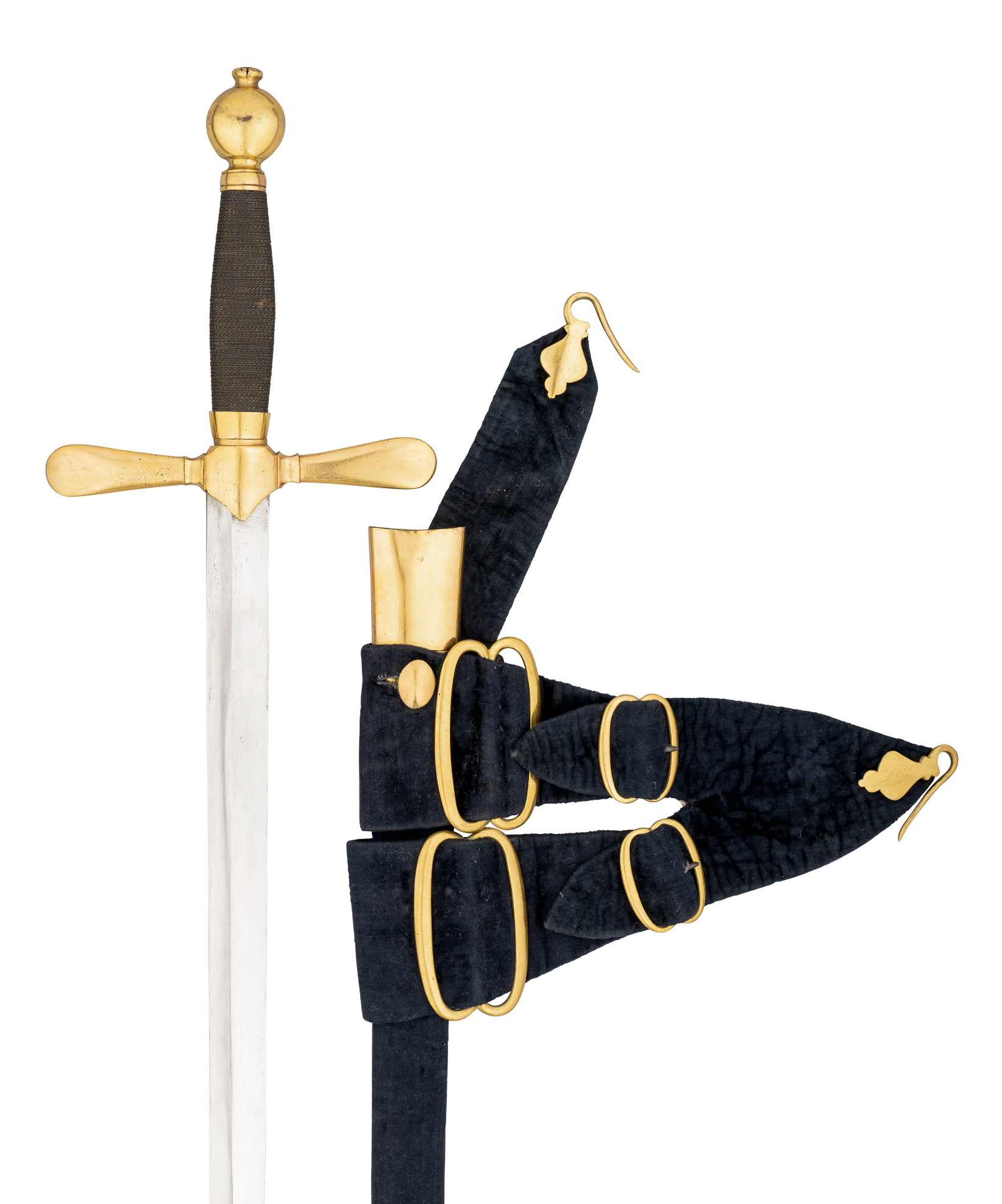 A FINE ROBE SWORD