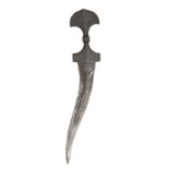 A SOUTH INDIAN DAGGER (KHANJAR)