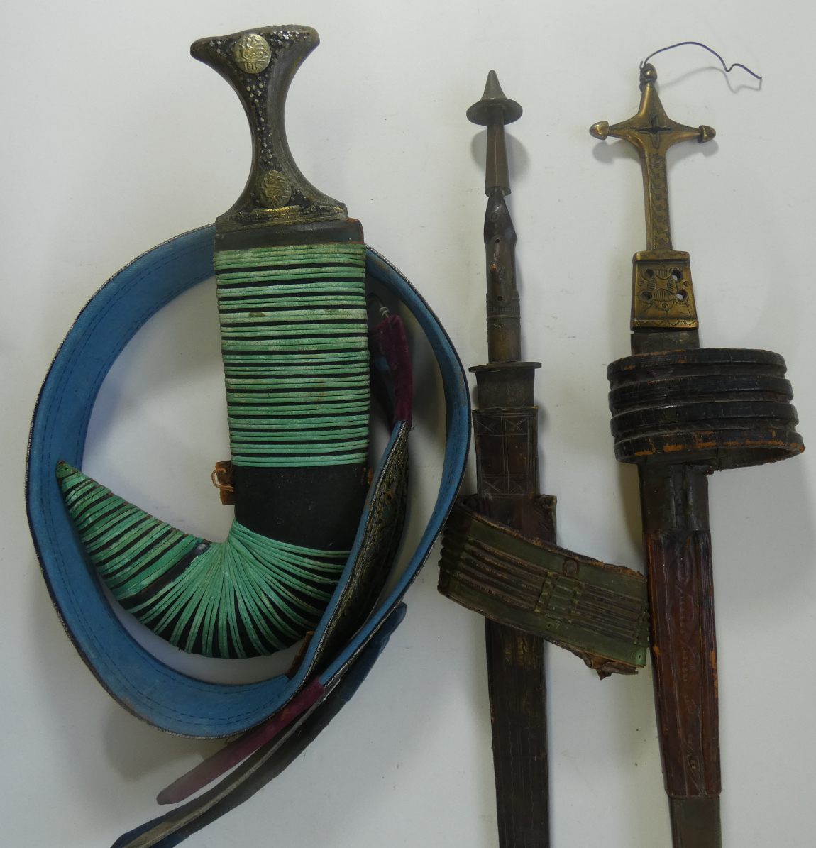 TWO NORTH AFRICAN ARM DAGGERS