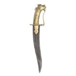 A SOUTH INDIAN DAGGER (KHANJAR)