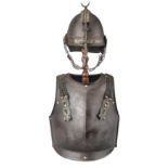 ‡ A RARE DECORATED CUIRASS FOR AN OFFICER OF THE EGYPTIAN KHEDIVE~S BODYGUARD