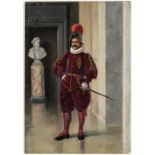 EDOARDO GIOJA (Rome, 1862 - Londra, 1937): Uniform of the Papal Guard