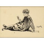 PIETRO SCOPPETTA (Amalfi, 1863 - Naples, 1920): Seated woman