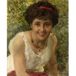 FEDERICO ANDREOTTI (ATTR.) (Florence, 1847 - 1930): Female portrait