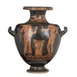 LUCANIAN RED-FIGURE HYDRIA