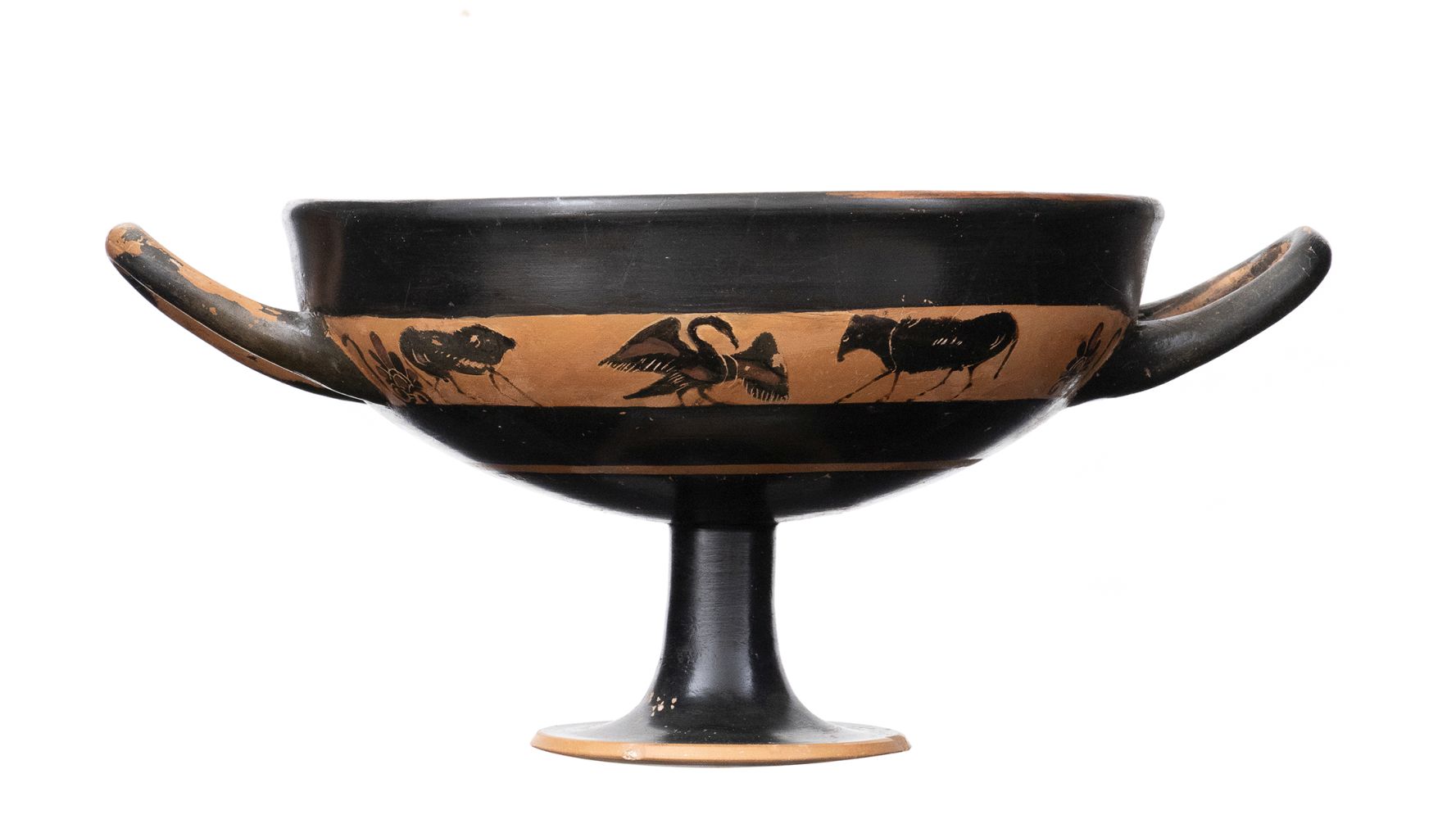 ATTIC BLACK-FIGURE BAND-CUP