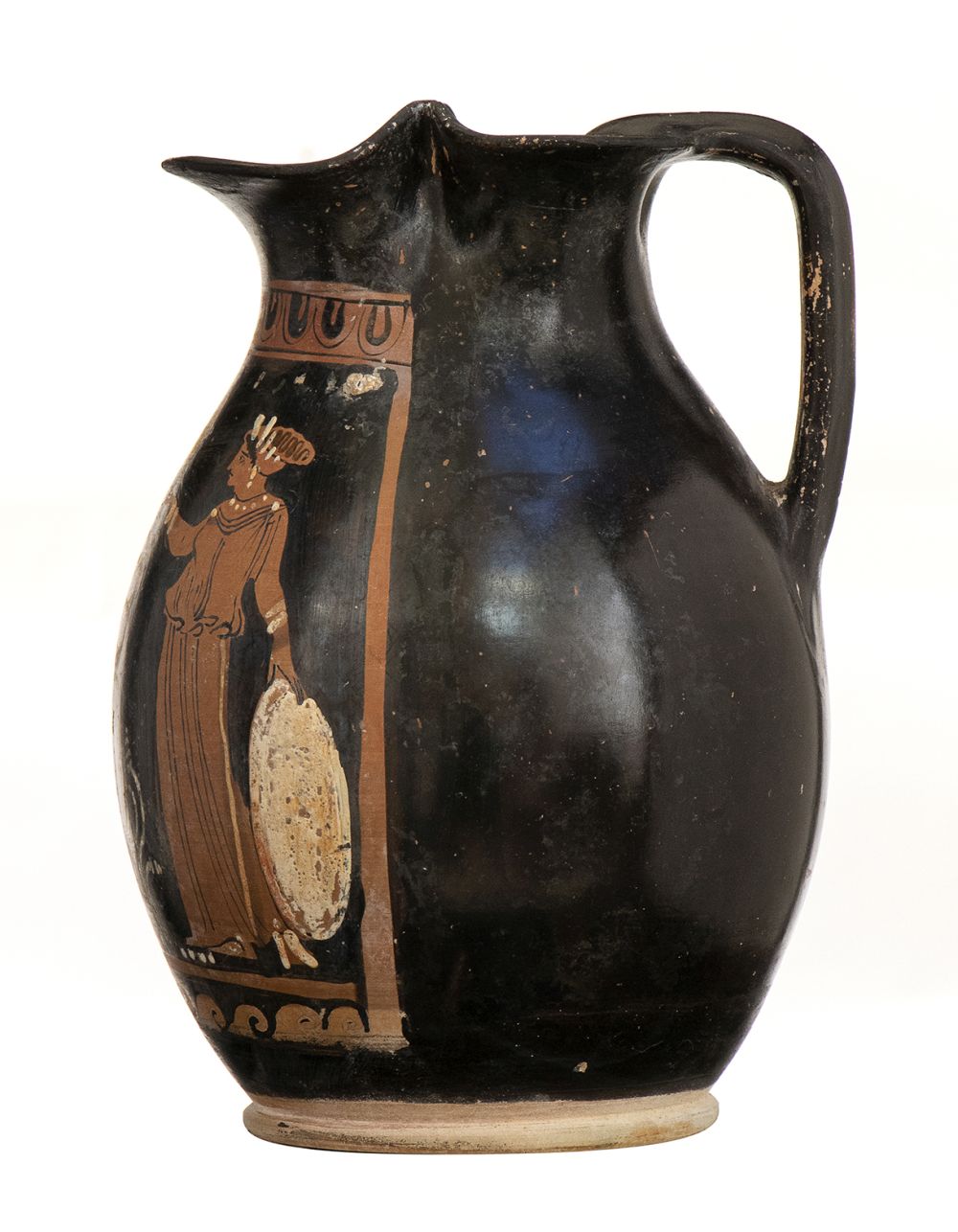 APULIAN RED-FIGURE OINOCHOE - Image 3 of 5