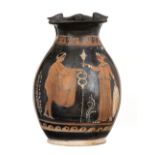 APULIAN RED-FIGURE OINOCHOE