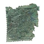 ETRUSCAN BRONZE PLAQUE